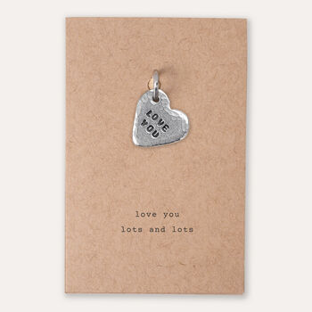 'Love You' Heart Charm, 2 of 4