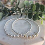 Sterling Silver 925 Milestone 30 40 50 60 70 80 90 Bead Birthday Bracelet, thumbnail 9 of 9
