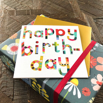 Glossy Happy Birthday Card, 4 of 5