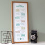 Personalised 'Story Of Us' Timeline Print, thumbnail 6 of 12