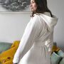 Personalised Cotton Robe Dressing Gown For Men And Women, thumbnail 2 of 6