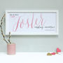 Personalised Wedding Mr And Mrs Framed Print, thumbnail 2 of 6