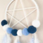 Pink And Blue Star Dream Catcher For Girls And Boys, thumbnail 1 of 6