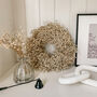 Preserved Dried Gypsophilia Wreath, thumbnail 1 of 2
