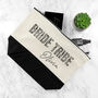 Personalised Bride Tribe Animal Print Makeup Bag, thumbnail 2 of 9