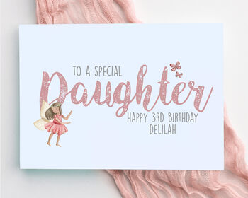 Personalised Children's Birthday Card Fairy, 3 of 7