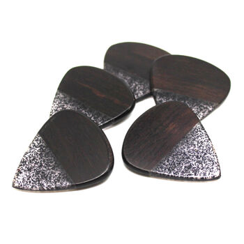 Sand Storm Timber And Resin Guitar Picks In A Gift Tin, 6 of 12