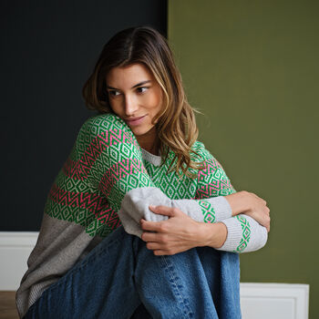 Isla Fairisle Cashmere Jumper, 2 of 6