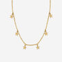 Gold Star Choker, Gift For Her, 18ct Gold Plated, thumbnail 1 of 3