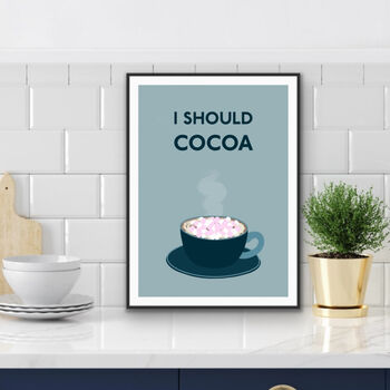 I Should Cocoa Kitchen Print, 3 of 3