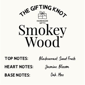 Smokey Wood And Sweet Musk Soy Wax Candle, 3 of 8