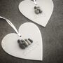 Personalised Family Pebble Hanging Heart, thumbnail 2 of 3