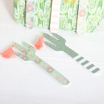 Cactus Emery Board With Tassel, 4 of 4