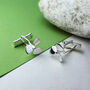 Nautical Propeller Gold Plated Sterling Silver Cufflinks, thumbnail 5 of 7