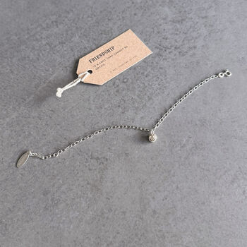 Personalised Friendship Knot Sterling Silver Bracelet, 6 of 8