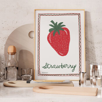 Big Strawberry Print, 4 of 7