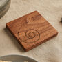 Personalised Teacher Thank You Wood Coaster, thumbnail 1 of 3