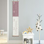 Personalised Loved Beyond Measure Canvas Height Chart, thumbnail 4 of 9