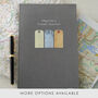 Personalised Travel A5 Cloth Bound Notebook, thumbnail 1 of 7