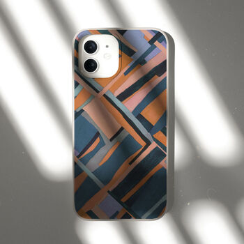 Geo Abstract Eco Friendly, Biodegradable Phone Case, 6 of 7