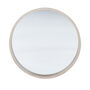 Deane Round Wood Wall Mirror, thumbnail 2 of 4