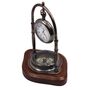 Personalised Bronze 10th Anniversary Desk Clock With Compass, thumbnail 9 of 10