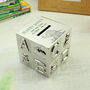 Personalised Elephant Abc Money Box – Baby Keepsake For Christening Or New Baby Gift, thumbnail 1 of 5