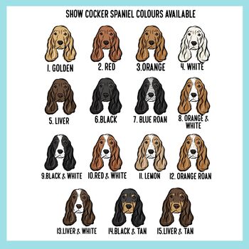 Show Cocker Spaniel Kids T Shirt, 8 of 8