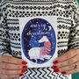 White Sighthound Charity Christmas Card, thumbnail 1 of 5