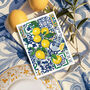 Lemons Over Tiles Art Print, thumbnail 1 of 5