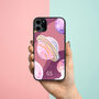 iPhone Case Pink Space Solar System Planets, thumbnail 1 of 2