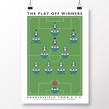 Huddersfield Town 2017 Play Off Winners Poster, 2 of 8