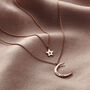 Moon And Star Personalised Layered Necklace Set, thumbnail 11 of 12