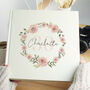 Personalised Floral Wreath Photo Album, thumbnail 5 of 9