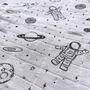Organic Space Print Baby Muslin Swaddle, thumbnail 5 of 5