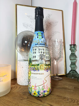 Personalised Hand Painted Wedding Venue Bottle, 3 of 8