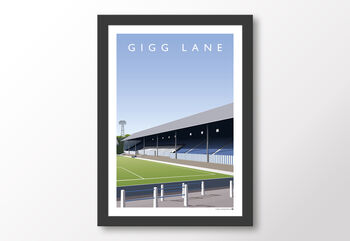 Bury Gigg Lane North Stand Poster, 8 of 8