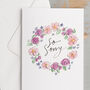 'So Sorry' Floral Card, thumbnail 2 of 3