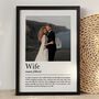 Personalised Wife Print, Gift For Wife, thumbnail 3 of 6