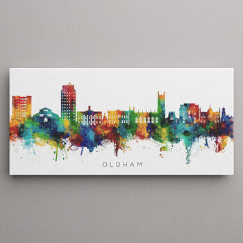 Oldham Skyline Cityscape Art Print, 2 of 12