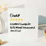 Personalised Daughter Birthday Review Card Funny Card From Auntie Or Uncle, thumbnail 1 of 4