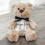 Page Boy Personalised Teddy Bear Cuddly Toy, thumbnail 1 of 2