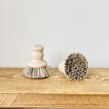 Handcrafted Bristle Pot Brush, 2 of 3