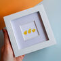 Three Chicks Mini Art Print, thumbnail 1 of 7