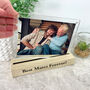 Personalised Any Message Bold Text Wooden Base 6x4' Photo Frame, thumbnail 5 of 8