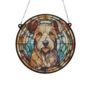 Lakeland Terrier Stained Glass Effect Suncatcher, thumbnail 3 of 5