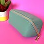 Olive Green Cubed Cosmetic Make Up Bag, thumbnail 6 of 6