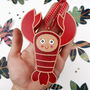 Lobster Christmas Tree Decoration, thumbnail 4 of 7