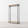 Eden Industrial Style Wood Clothes Rail, thumbnail 4 of 11
