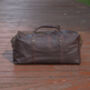 Genuine Leather Holdall Luggage Bag, thumbnail 6 of 12